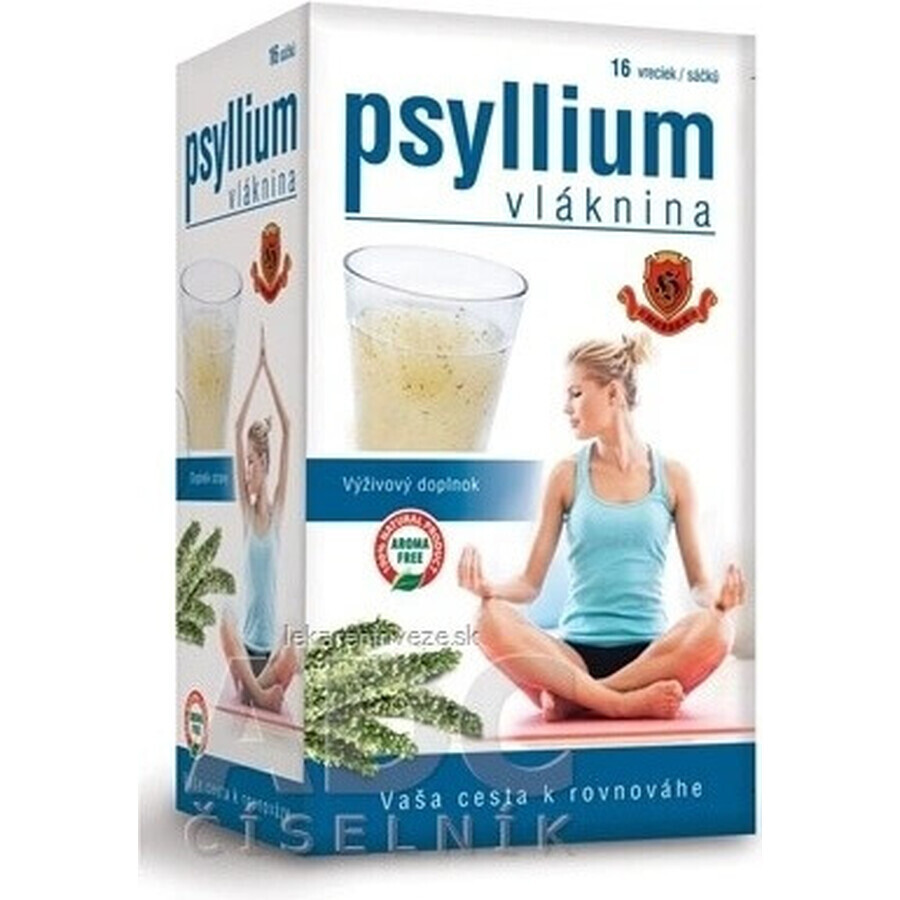 HERBEX PSYLLIUM 16×4.5 g, fiber drink powder