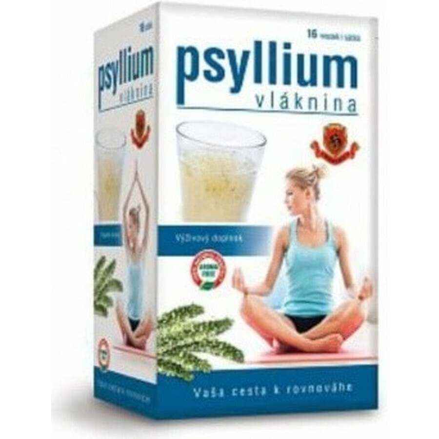 HERBEX PSYLLIUM 16×4.5 g, fiber drink powder