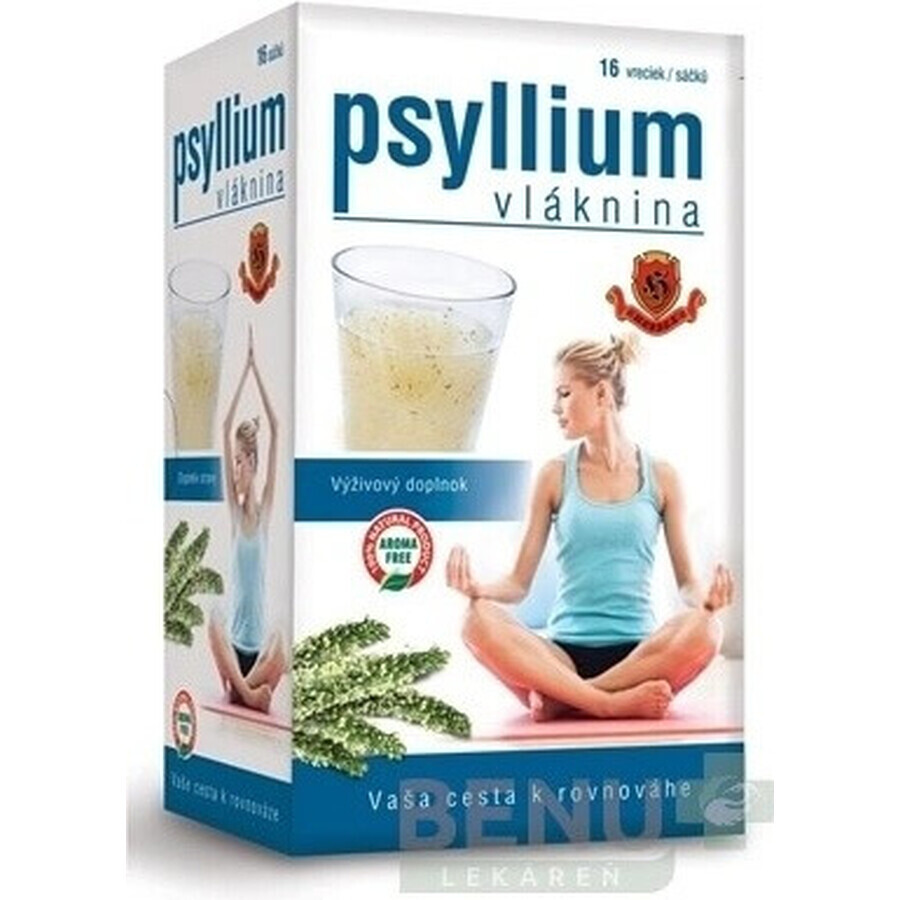 HERBEX PSYLLIUM 16×4.5 g, fiber drink powder