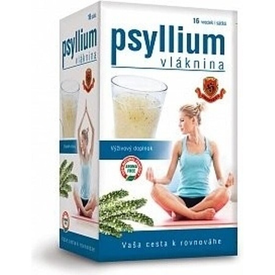 HERBEX PSYLLIUM 16×4.5 g, fiber drink powder