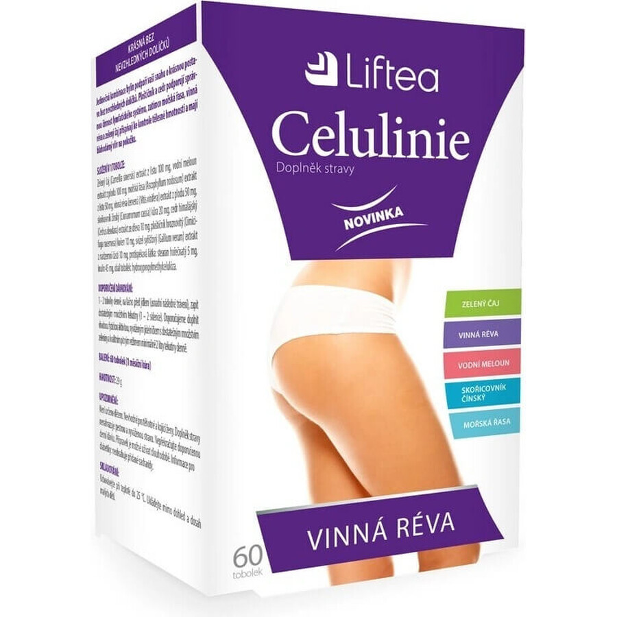 LIFTEA CELLULINIA 1×60 cps, food supplement
