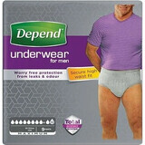 DEPEND MAXIMUM S/M for men 1×10 pcs, elastic briefs, hip circumference 95-130 cm