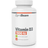 Gymbeam vitamin d3 1000 iu unflavored 60cps 1×60 capsules unflavored