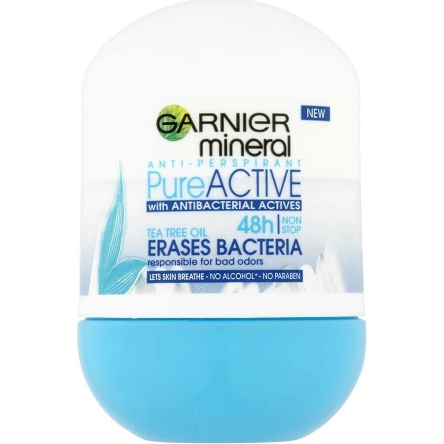 Acquista Garnier Mineral Pure Active 48h roll-on 1×50 ml antitraspirante in pallottola Garnier Mineral Pure Active 48h roll-on 1×50 ml antitraspirante in pallottola