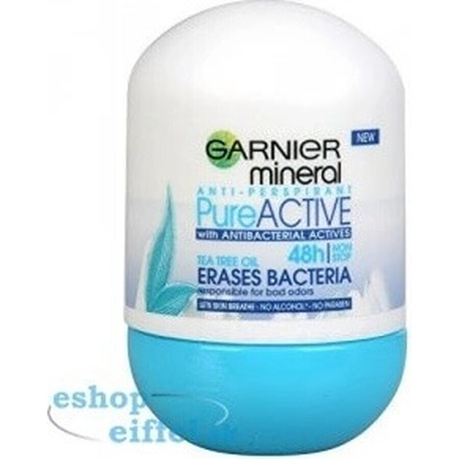 Garnier Mineral Pure Active 48h roll-on 1×50 ml antitraspirante in pallottola Garnier Mineral Pure Active 48h roll-on 1×50 ml antitraspirante in pallottola