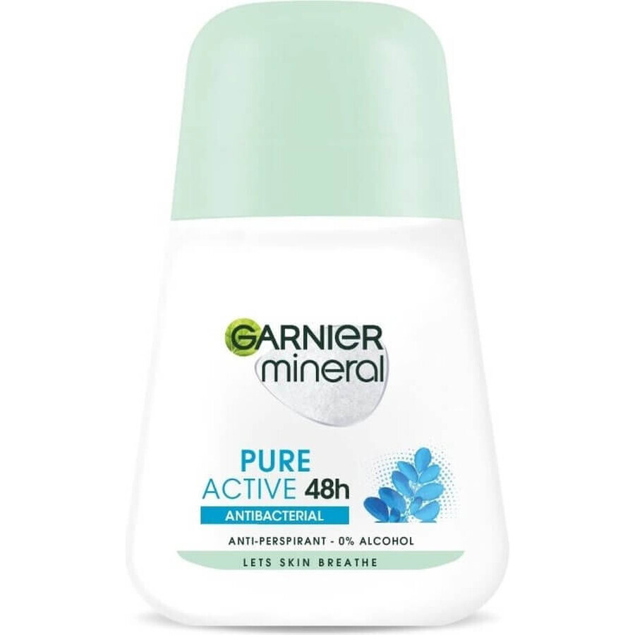 Garnier Mineral Pure Active 48h roll-on 1×50 ml antitraspirante in pallottola Garnier Mineral Pure Active 48h roll-on 1×50 ml antitraspirante in pallottola