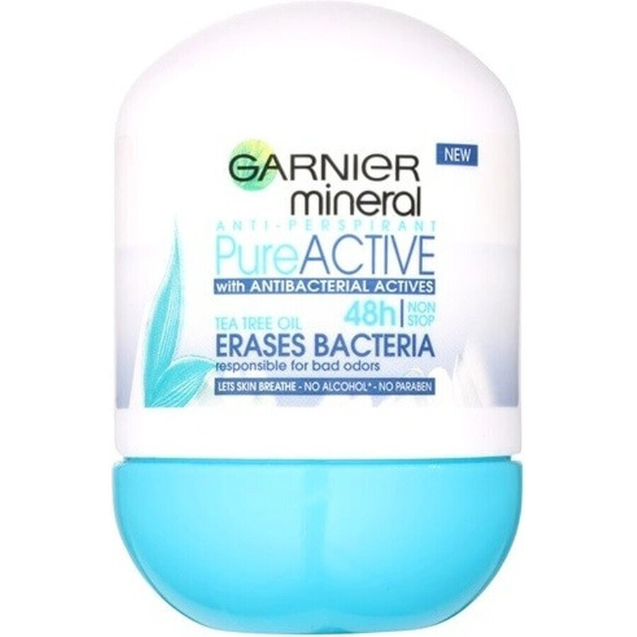 Garnier Mineral Pure Active 48h roll-on 1×50 ml antitraspirante in pallottola Garnier Mineral Pure Active 48h roll-on 1×50 ml antitraspirante in pallottola