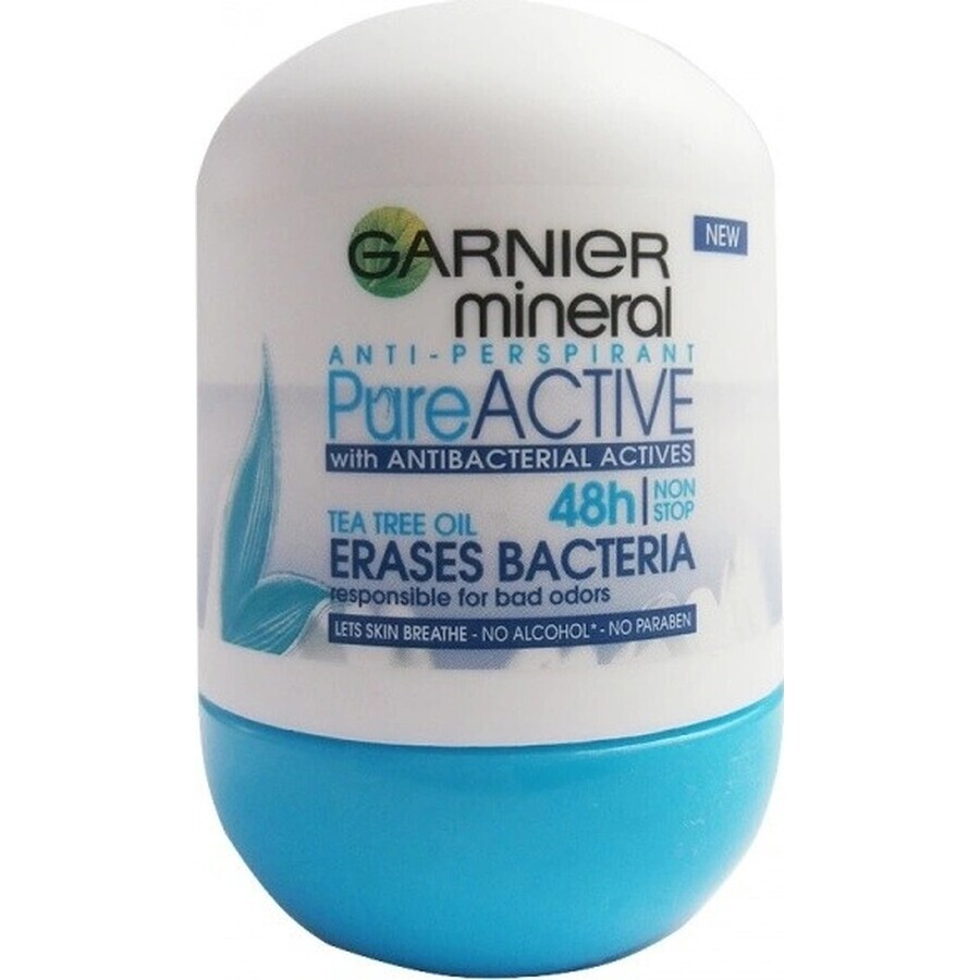 Garnier Mineral Pure Active 48h roll-on 1×50 ml antitraspirante in pallottola Garnier Mineral Pure Active 48h roll-on 1×50 ml antitraspirante in pallottola