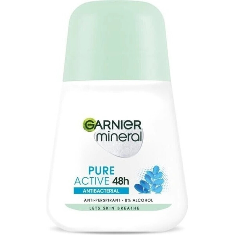 Garnier Mineral Pure Active 48h roll-on 1×50 ml antitraspirante in pallottola Garnier Mineral Pure Active 48h roll-on 1×50 ml antitraspirante in pallottola