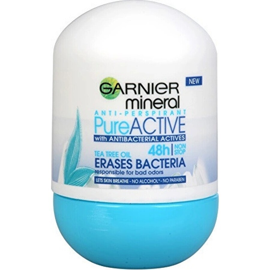 Garnier Mineral Pure Active 48h roll-on 1×50 ml antitraspirante in pallottola Garnier Mineral Pure Active 48h roll-on 1×50 ml antitraspirante in pallottola