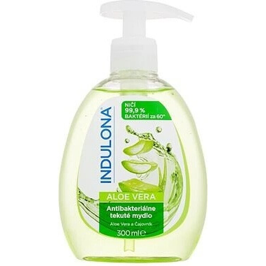 INDULONA Jabón líquido antibacteriano ALOE VERA 1x300 ml, jabón INDULONA Jabón líquido antibacteriano ALOE VERA 1x300 ml, jabón