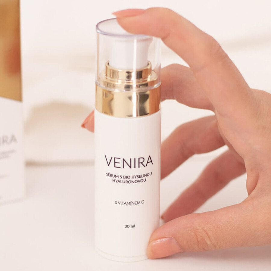 VENIRA Organic hyaluronic acid and vitamin C serum 1×30 ml, facial serum