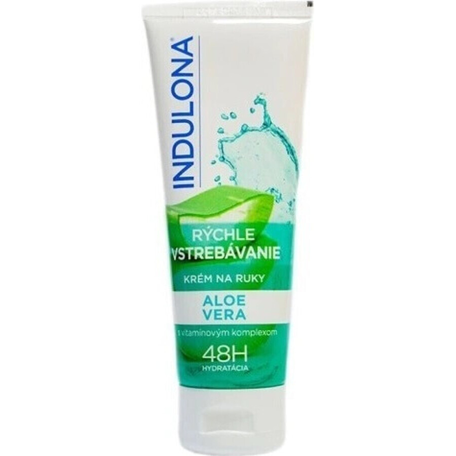 INDULONA Quick absorbing hand cream with Aloe vera, 1x50 ml