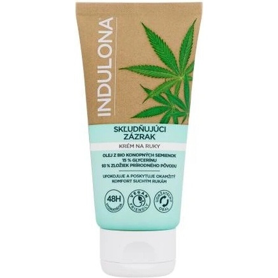 INDULONA Quick absorbing hand cream with Aloe vera, 1x50 ml