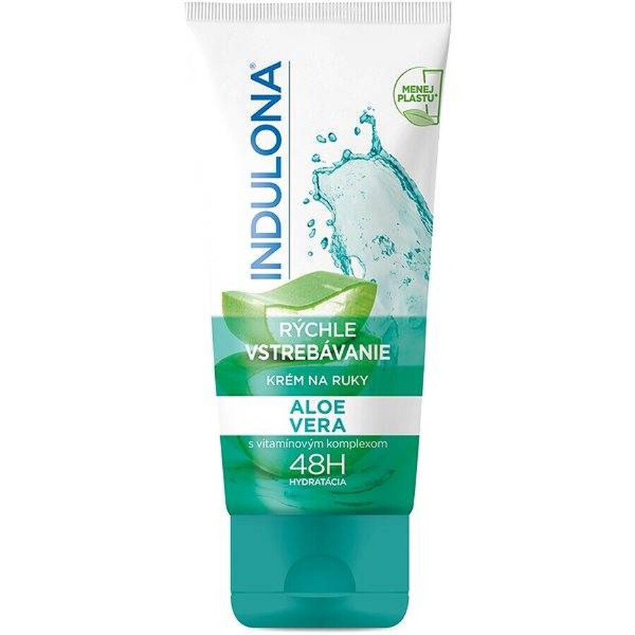INDULONA Quick absorbing hand cream with Aloe vera, 1x50 ml
