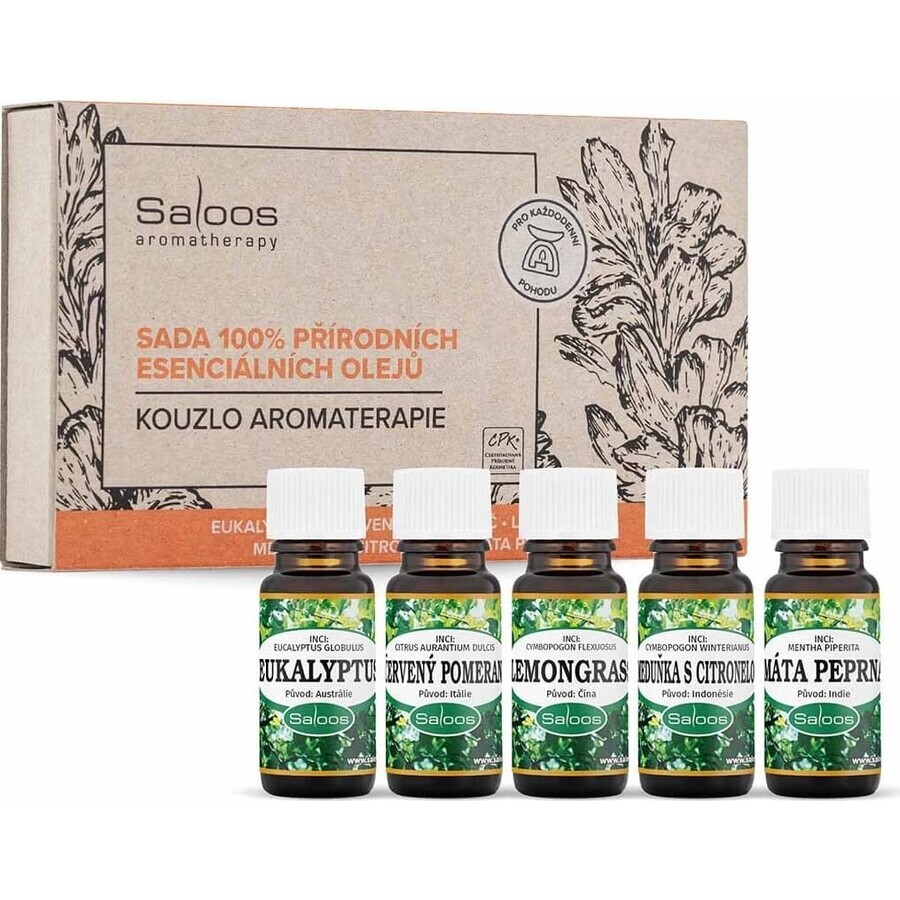 SALOOS The magic of aromatherapy set of 100% natural essential oils 1×1 pc oil