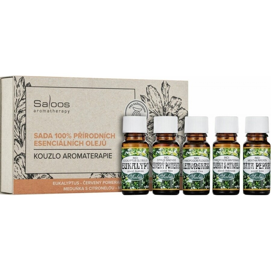 SALOOS The magic of aromatherapy set of 100% natural essential oils 1×1 pc oil