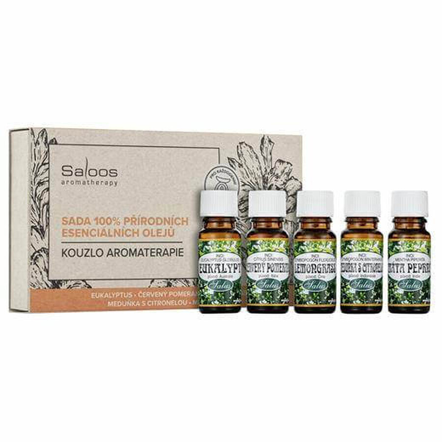 SALOOS The magic of aromatherapy set of 100% natural essential oils 1×1 pc oil