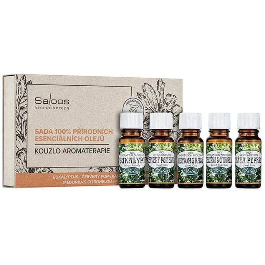 SALOOS The magic of aromatherapy set of 100% natural essential oils 1×1 pc oil