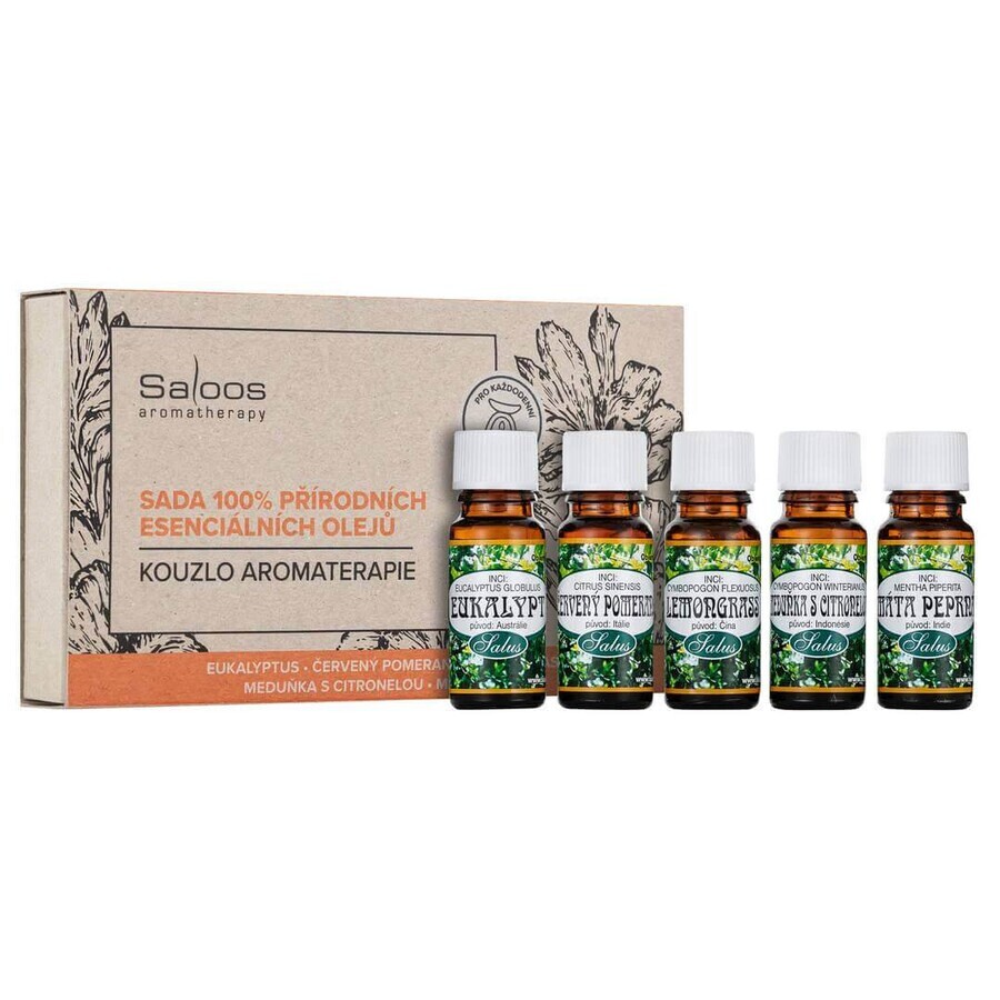 SALOOS The magic of aromatherapy set of 100% natural essential oils 1×1 pc oil