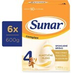 Sunar Complex 4 6×600 g, milk for infants from 24 months Sunar Complex 4 6×600 g, milk for infants from 24 months