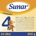 Sunar Complex 4 6×600 g, milk for infants from 24 months Sunar Complex 4 6×600 g, milk for infants from 24 months