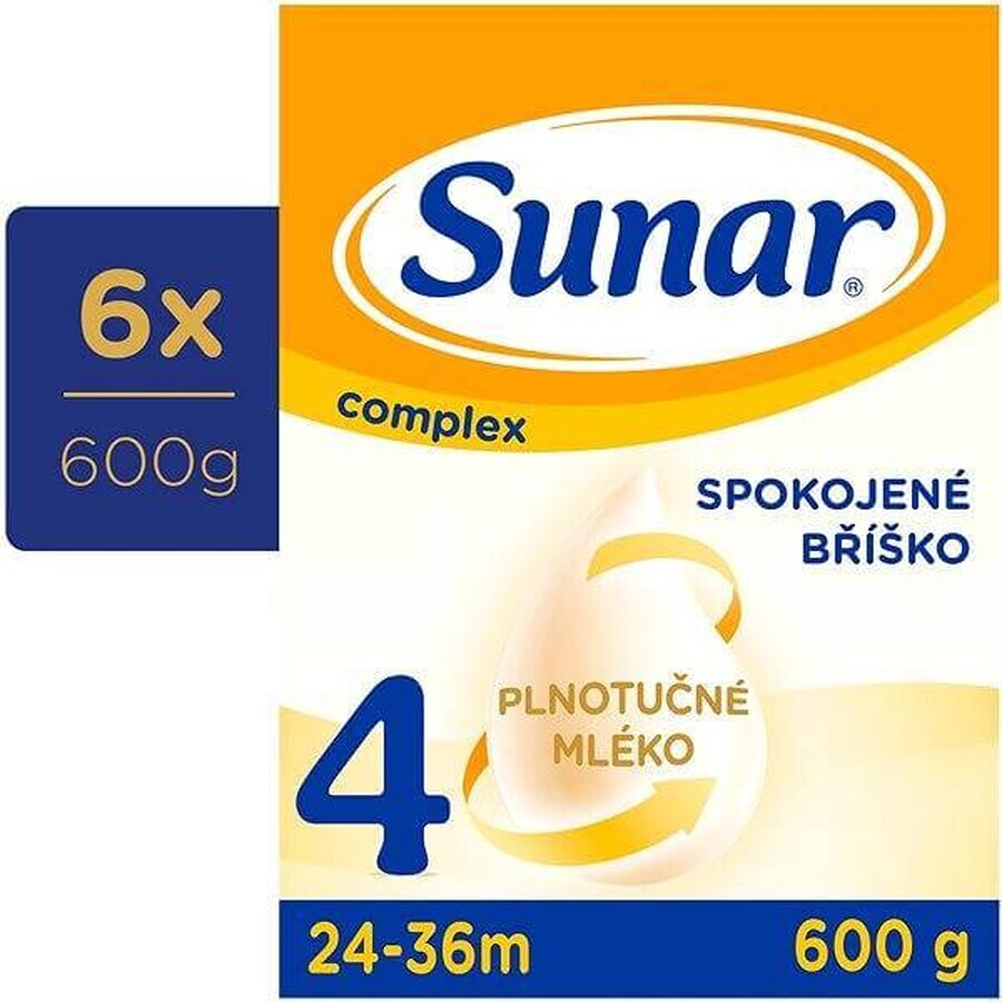 Sunar Complex 4 6×600 g, milk for infants from 24 months