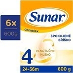 Sunar Complex 4 6×600 g, milk for infants from 24 months Sunar Complex 4 6×600 g, milk for infants from 24 months