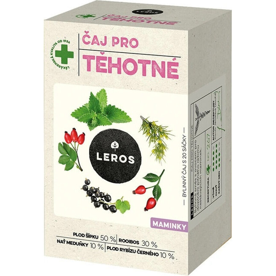 LEROS TEA FOR PREGNANT MOMS 20×2 g, herbal tea for expectant mothers