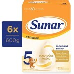Sunar Complex 5 6×600 g, milk for infants from 36 months
