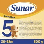 Sunar Complex 5 6×600 g, milk for infants from 36 months Sunar Complex 5 6×600 g, milk for infants from 36 months