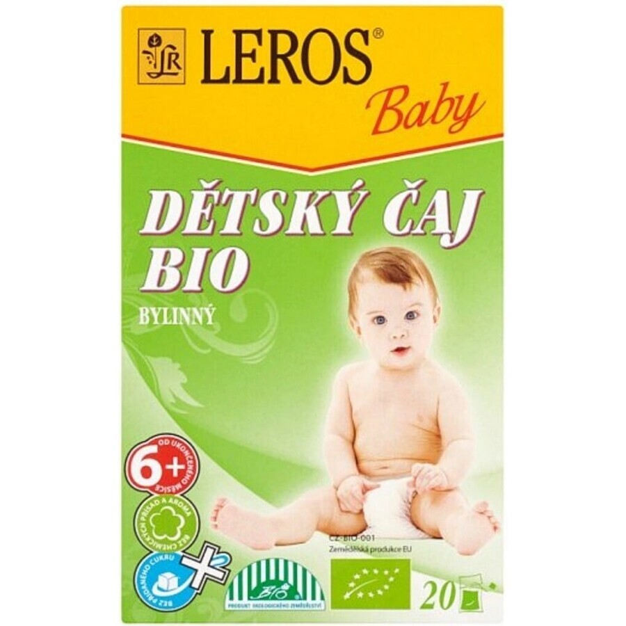 LEROS BIO CHILDREN'S HERBAL TEA+ 20×2 g, herbal tea for children