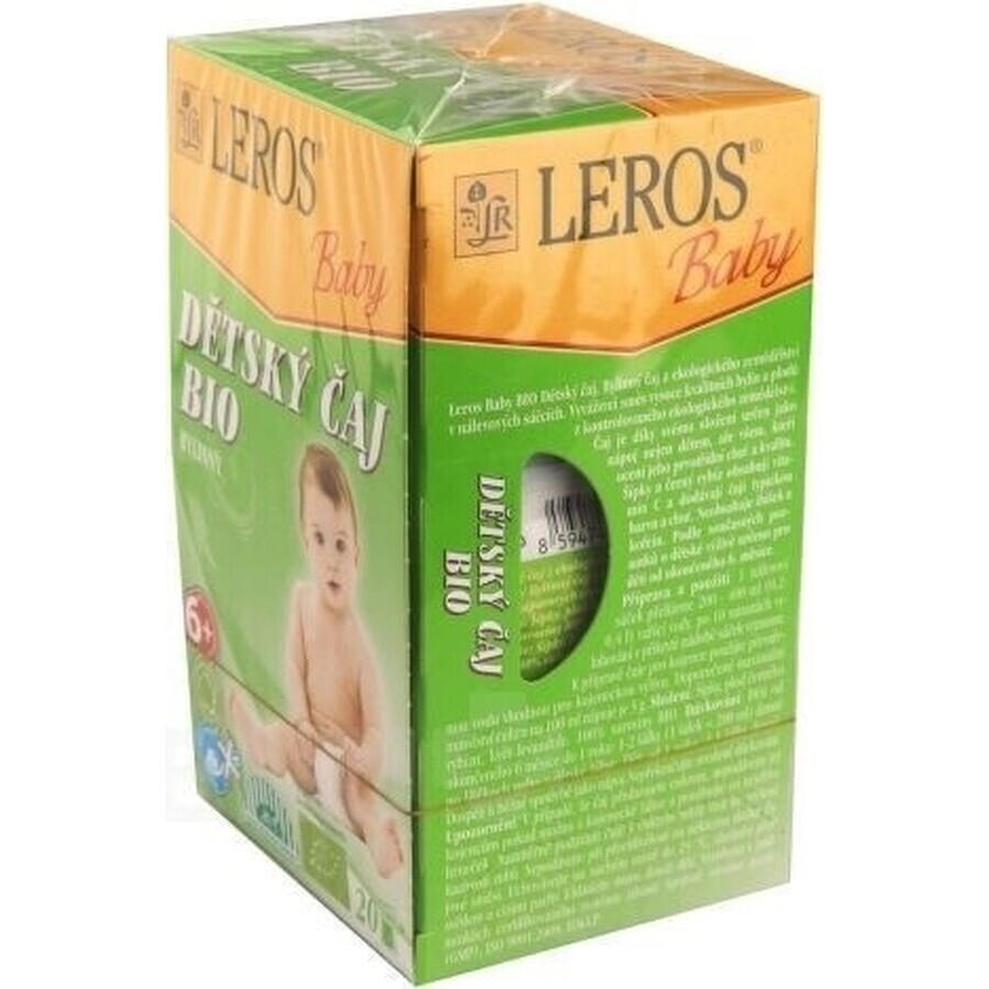 LEROS BIO CHILDREN'S HERBAL TEA+ 20×2 g, herbal tea for children