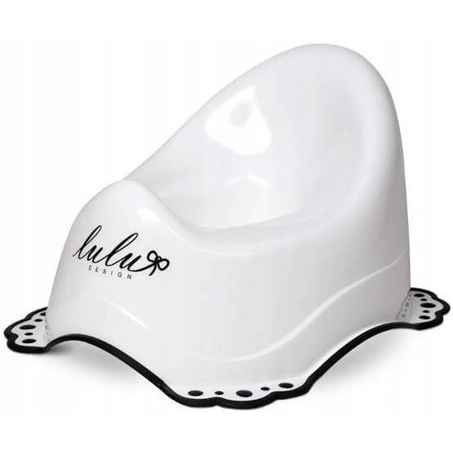 MALTEX Vasino antiscivolo Lulu con musica bianco 1×1 pz, forma anatomica MALTEX Vasino antiscivolo Lulu con musica bianco 1×1 pz, forma anatomica