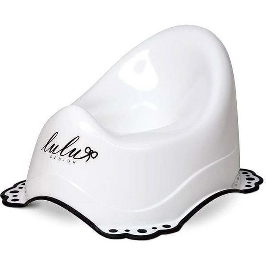 MALTEX Vasino antiscivolo Lulu con musica bianco 1×1 pz, forma anatomica MALTEX Vasino antiscivolo Lulu con musica bianco 1×1 pz, forma anatomica