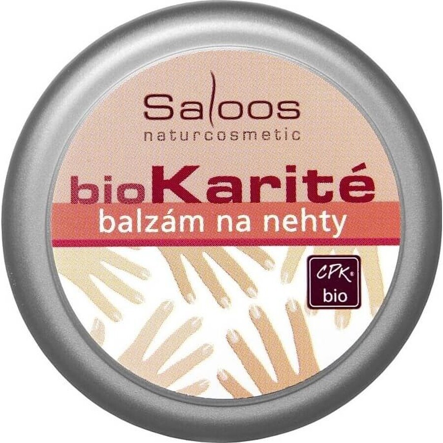 Saloos bioKarité nail conditioner 1×19 ml, high zinc content, regenerates, softens