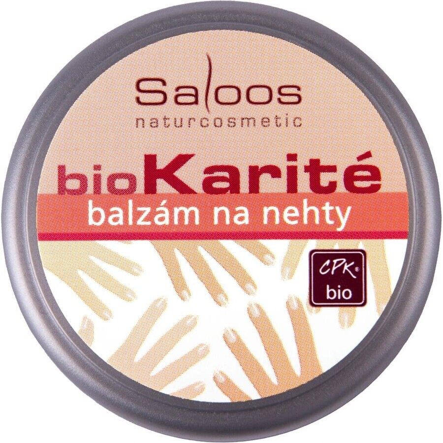 Saloos bioKarité nail conditioner 1×19 ml, high zinc content, regenerates, softens