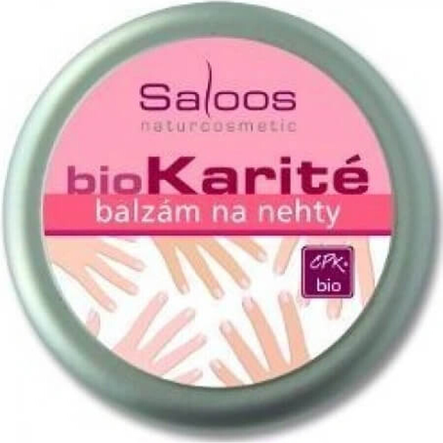 Saloos bioKarité nail conditioner 1×19 ml, high zinc content, regenerates, softens