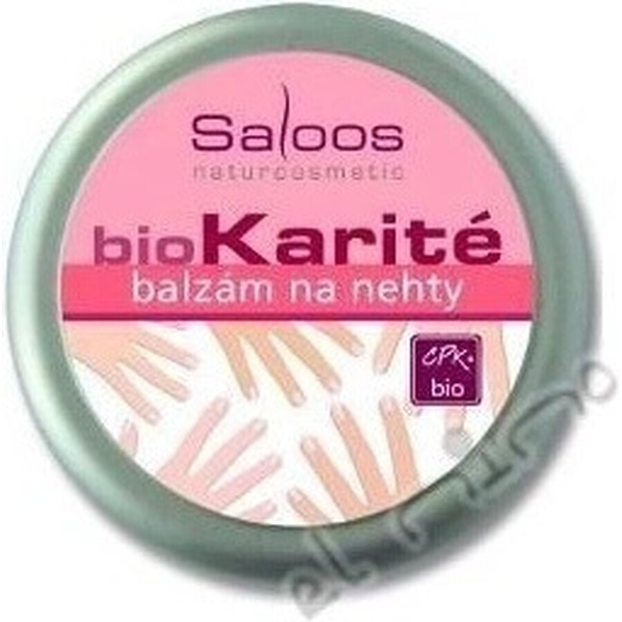 Saloos bioKarité nail conditioner 1×19 ml, high zinc content, regenerates, softens