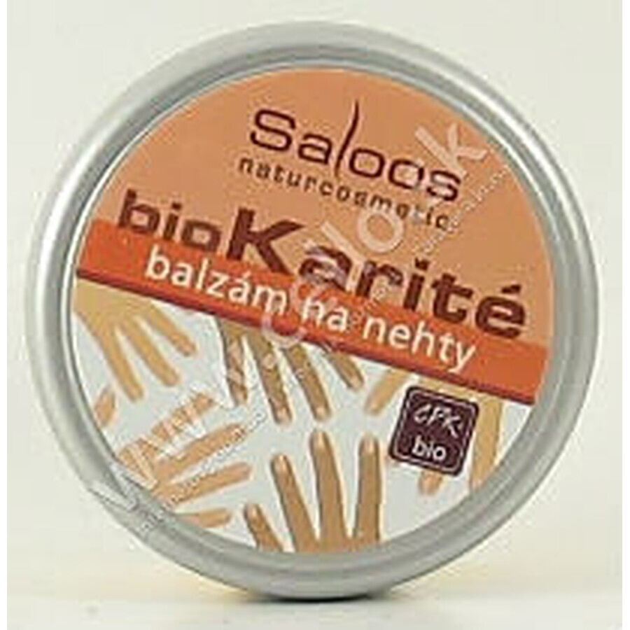 Saloos bioKarité nail conditioner 1×19 ml, high zinc content, regenerates, softens