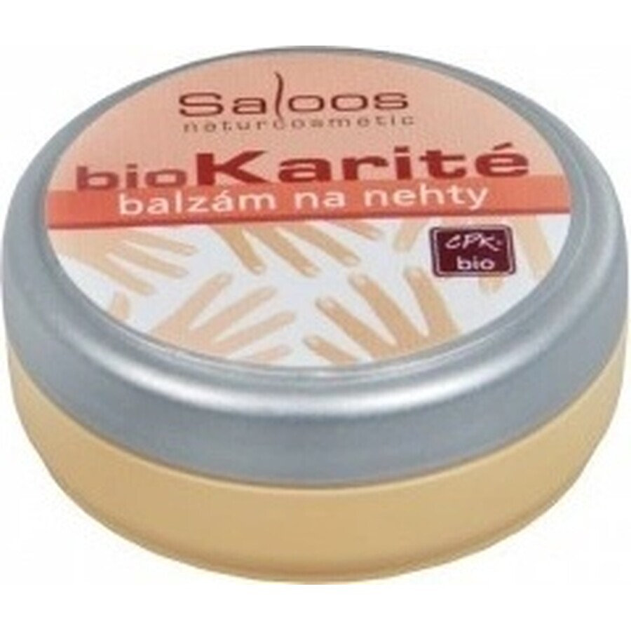 Saloos bioKarité nail conditioner 1×19 ml, high zinc content, regenerates, softens