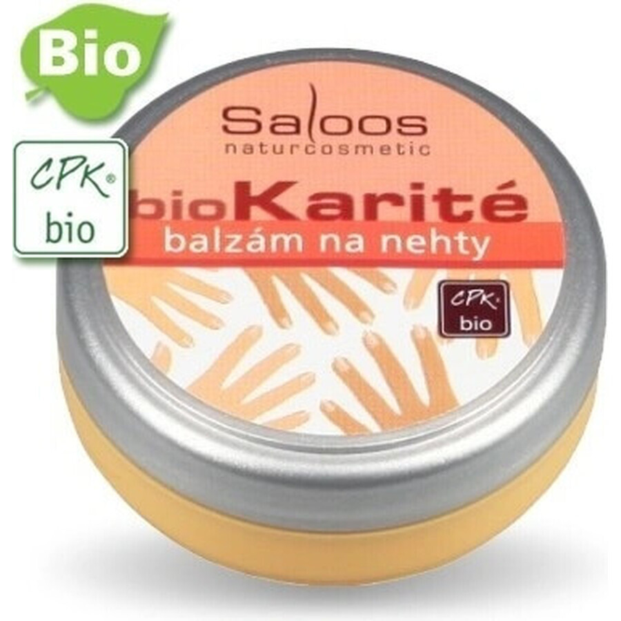 Saloos bioKarité nail conditioner 1×19 ml, high zinc content, regenerates, softens