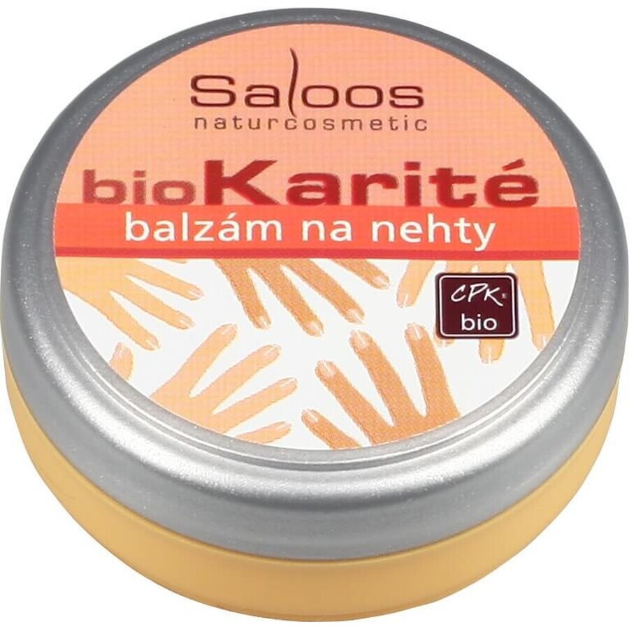 Saloos bioKarité nail conditioner 1×19 ml, high zinc content, regenerates, softens