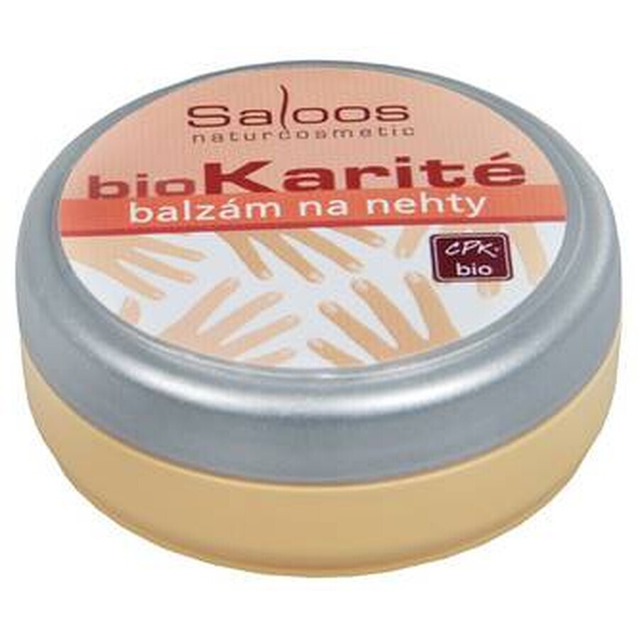 Saloos bioKarité nail conditioner 1×19 ml, high zinc content, regenerates, softens