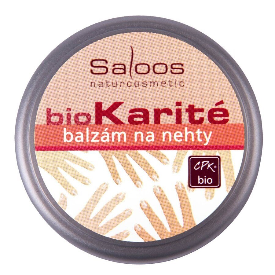 Saloos bioKarité nail conditioner 1×19 ml, high zinc content, regenerates, softens