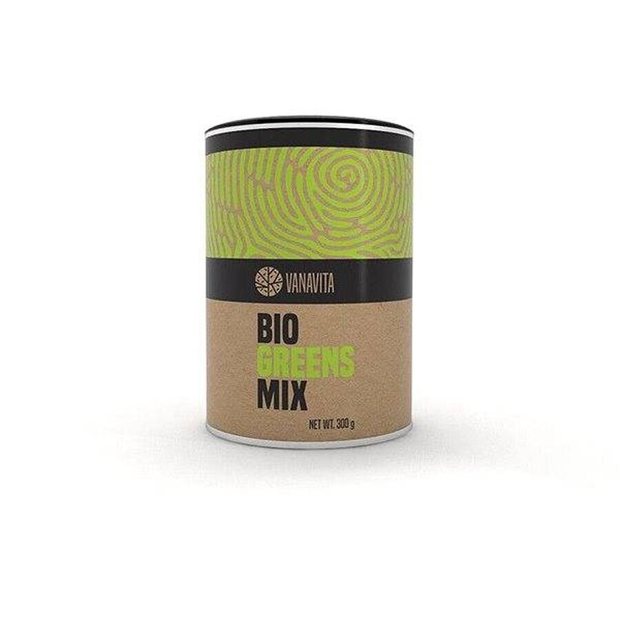 GYMBEAM VANAVITA VANAVITA BIO GREENS MIX 1×300g, green superfood mix