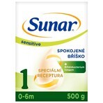 Sunar Sensitive 1 1 x 500 g, infant formula for babies from birth Sunar Sensitive 1 1 x 500 g, infant formula for babies from birth