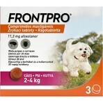 FRONTPRO® antiparasitic chewable tablets for dogs (2-4 kg) 1×3 tbl, antiparasitic tablets