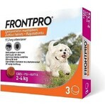 FRONTPRO® antiparasitic chewable tablets for dogs (2-4 kg) 1×3 tbl, antiparasitic tablets FRONTPRO® antiparasitic chewable tablets for dogs (2-4 kg) 1×3 tbl, antiparasitic tablets