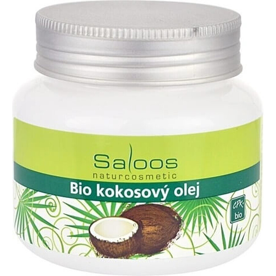 Saloos Organic coconut oil 1×250 ml for body and kitchen